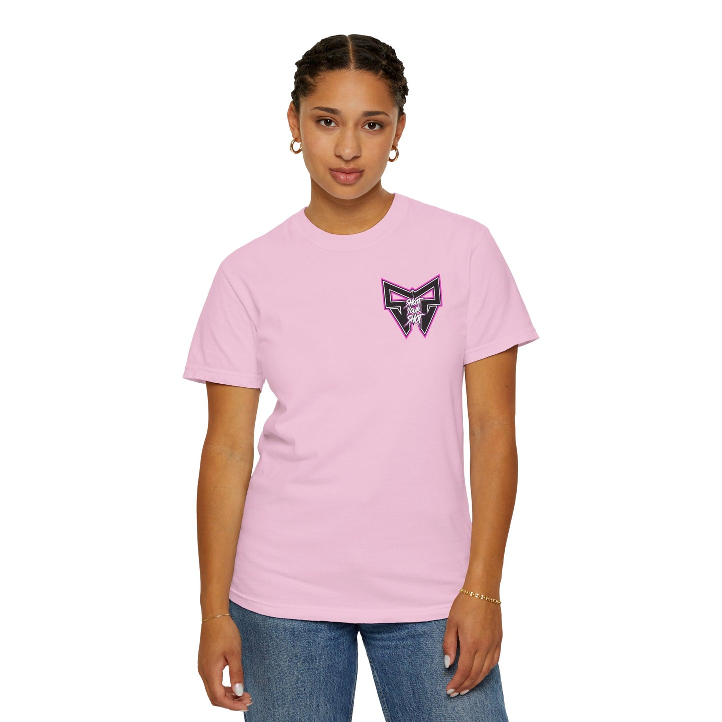 Neon Pink SYS Script Tee