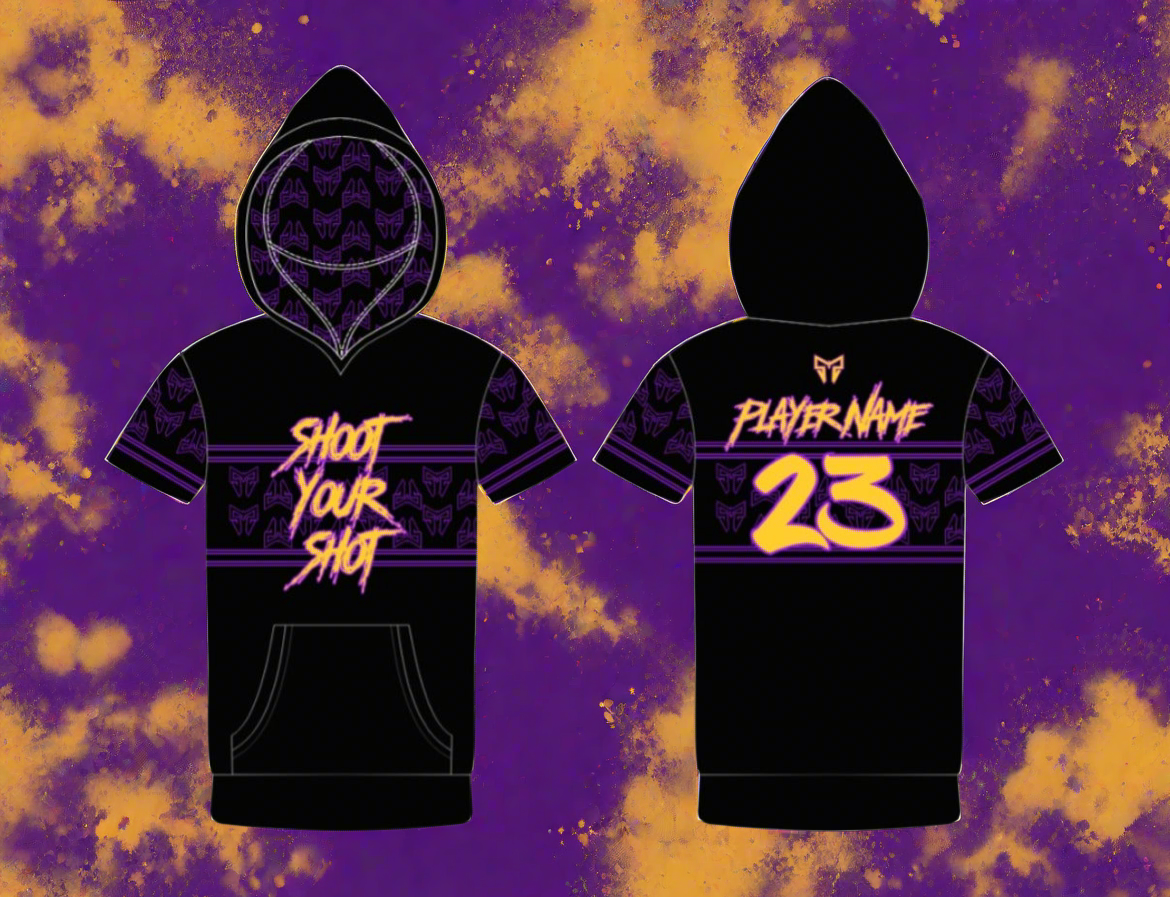 Purple Gold LW SS Hoodie - NOW