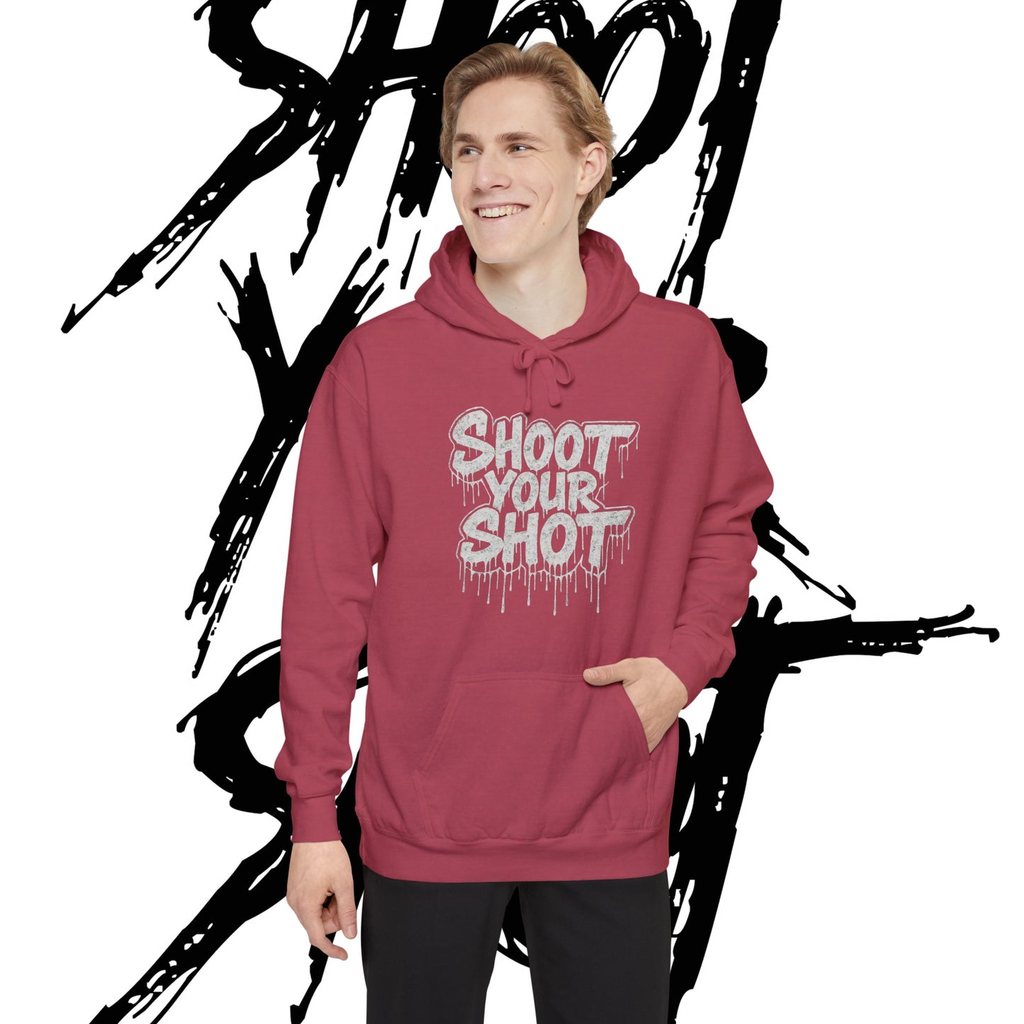 Shoot Your Shot Drip Script Hoodie