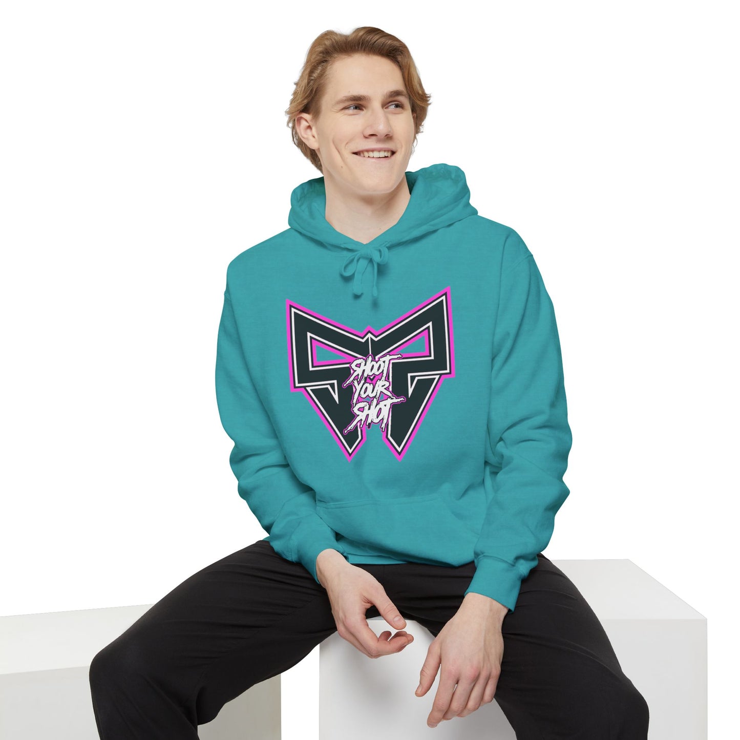 Pink SYS Badge Hoodie