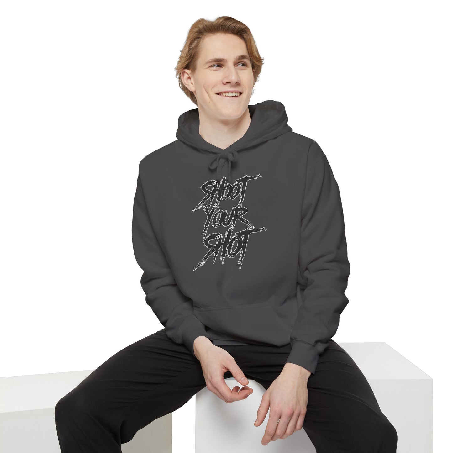 Shoot Your Shot Script Comfort colors Hoodie