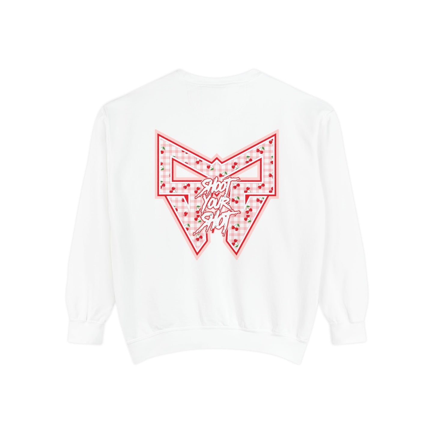 SYS Women's Cherry Plaid Sweatshirt