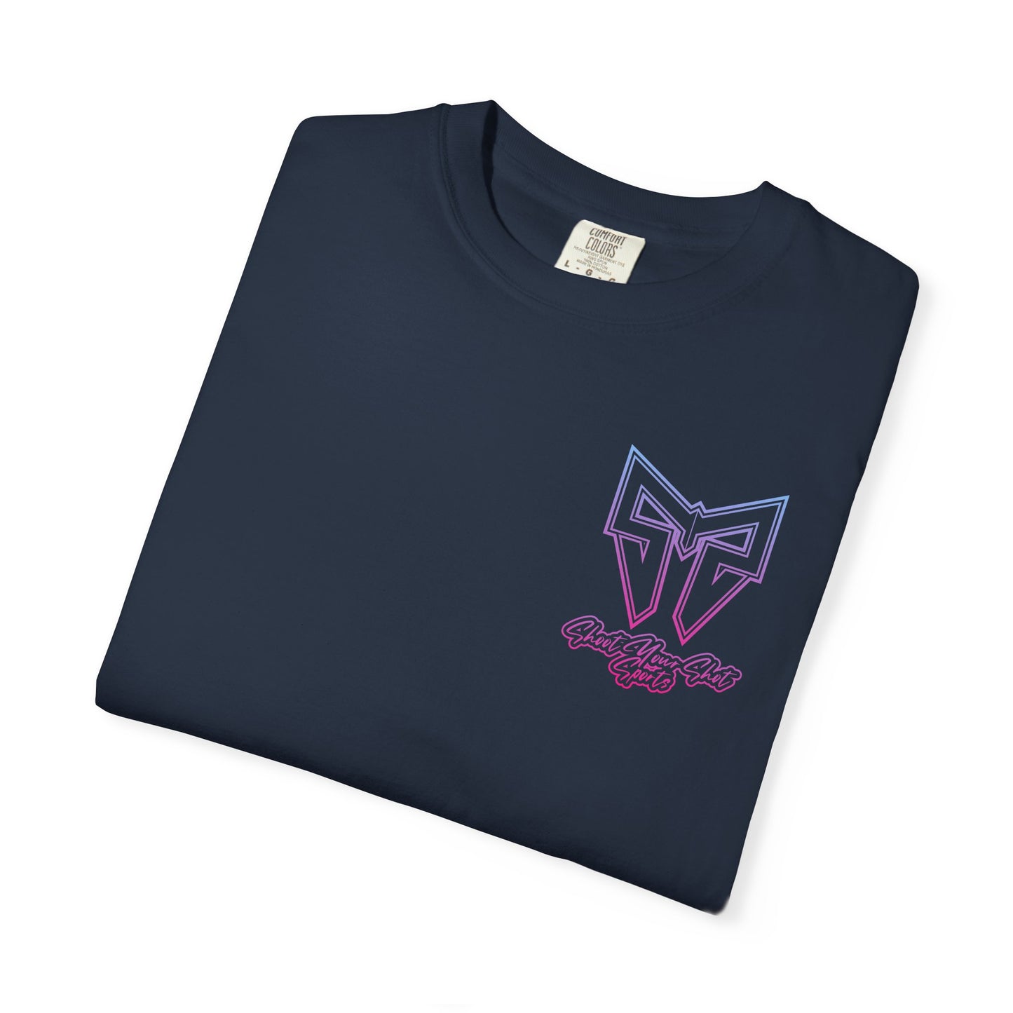 Pink Gradient SYS Script Tee