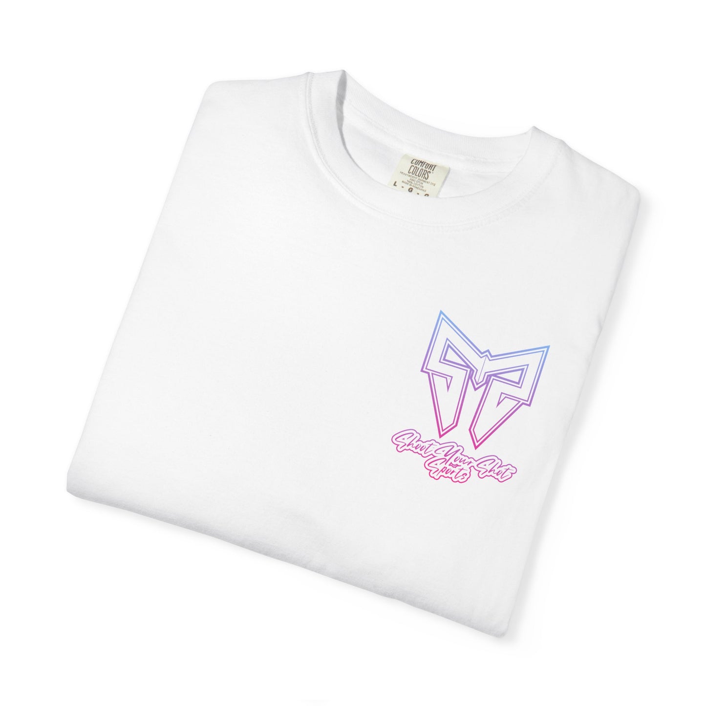 Pink Gradient SYS Script Tee
