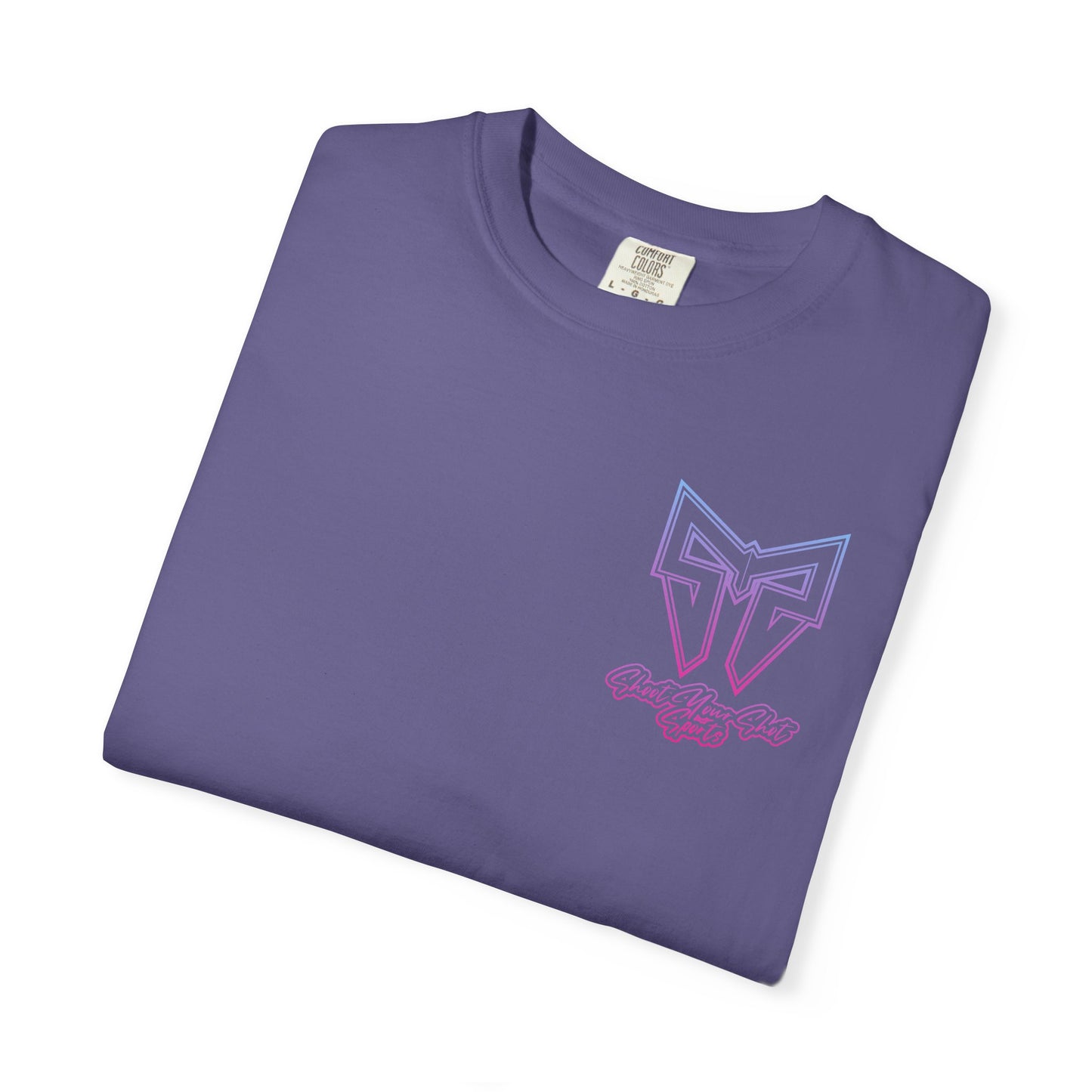 Pink Gradient SYS Script Tee