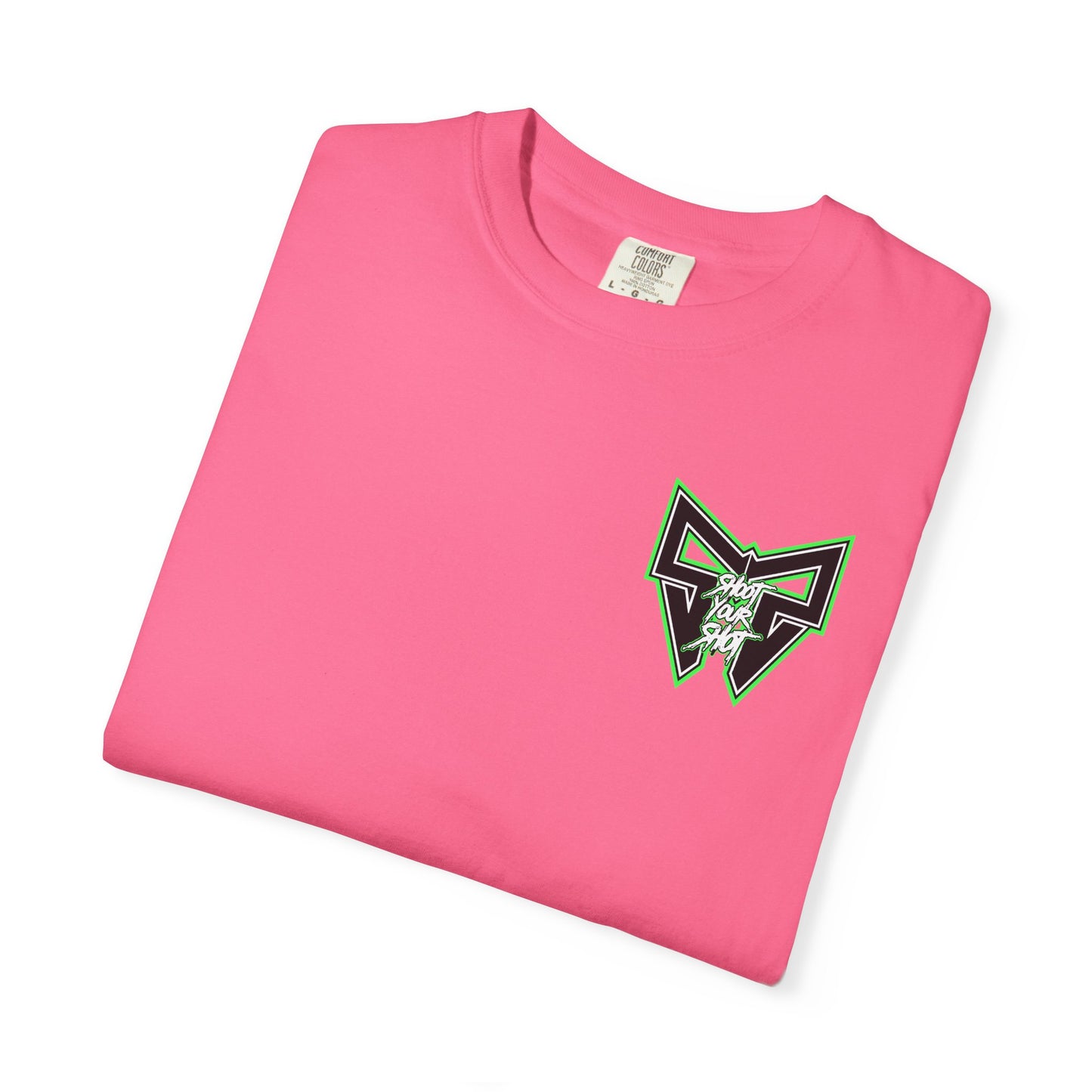 Neon Green SYS Script Tee