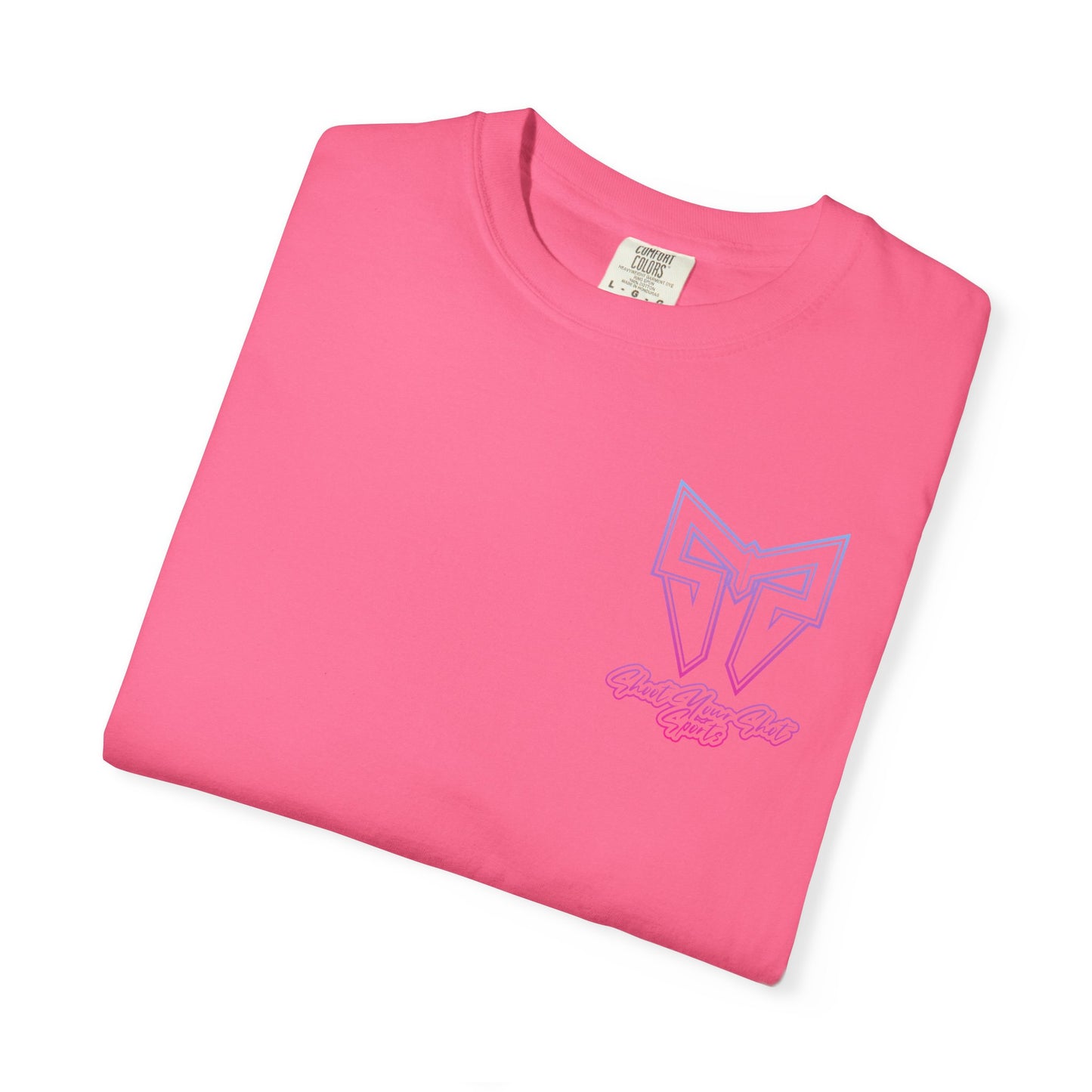 Pink Gradient SYS Script Tee