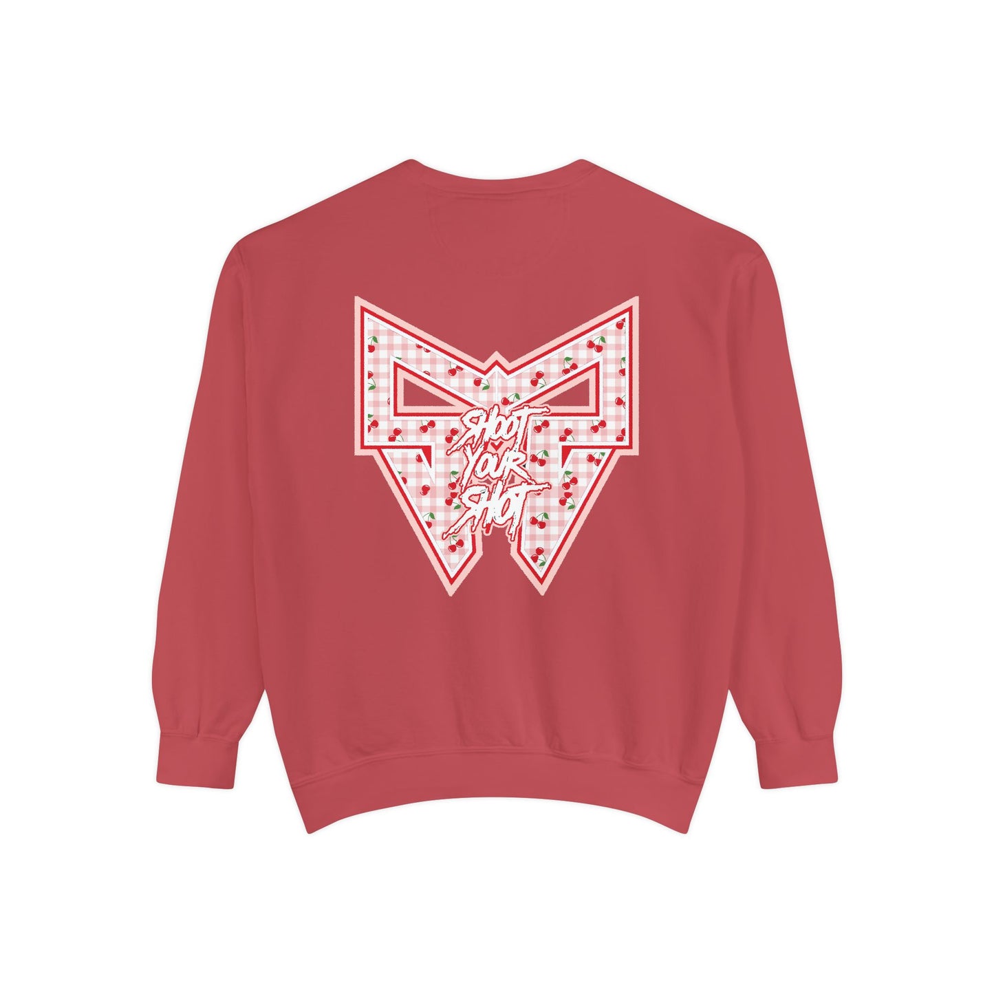 SYS Women's Cherry Plaid Sweatshirt