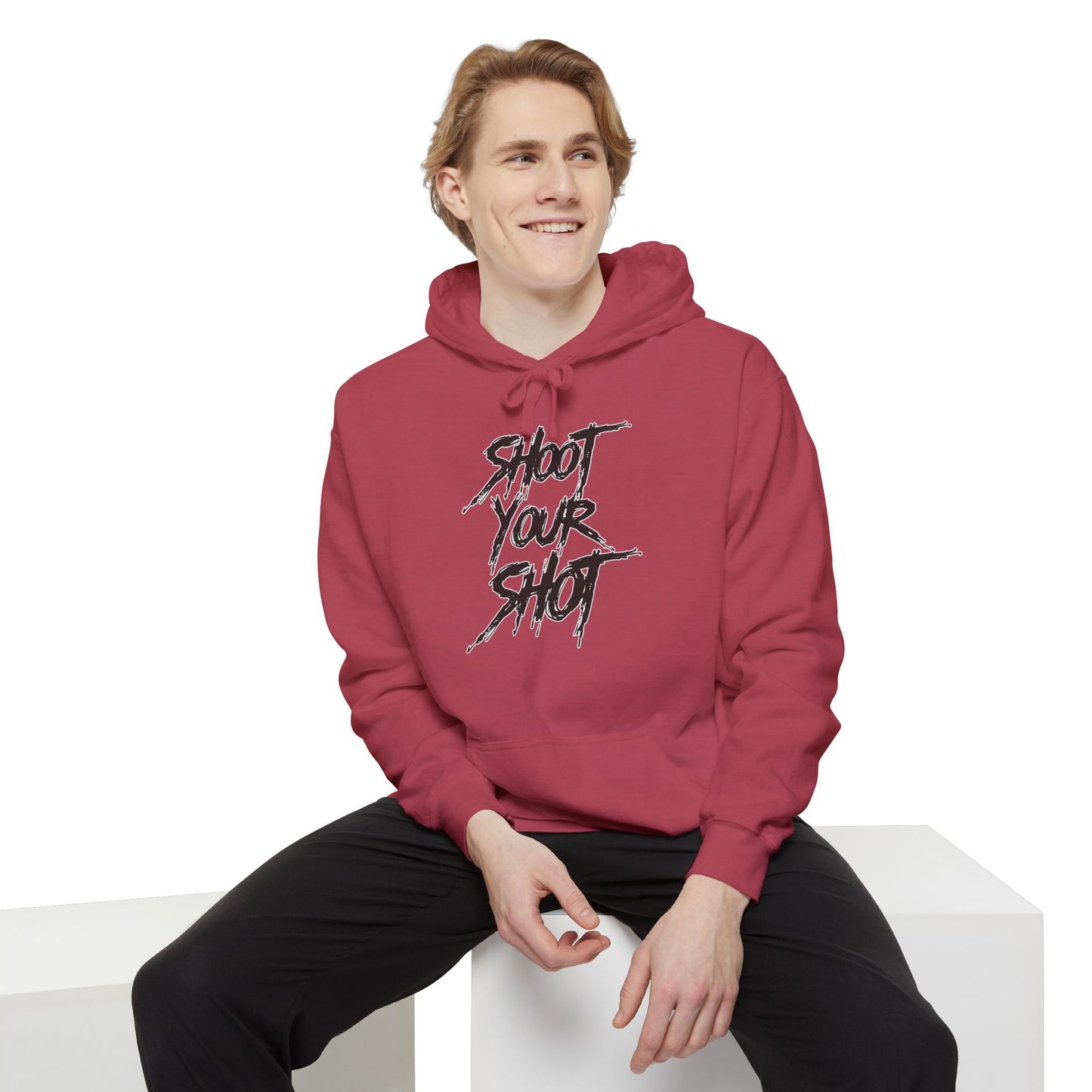 Shoot Your Shot Script Comfort colors Hoodie