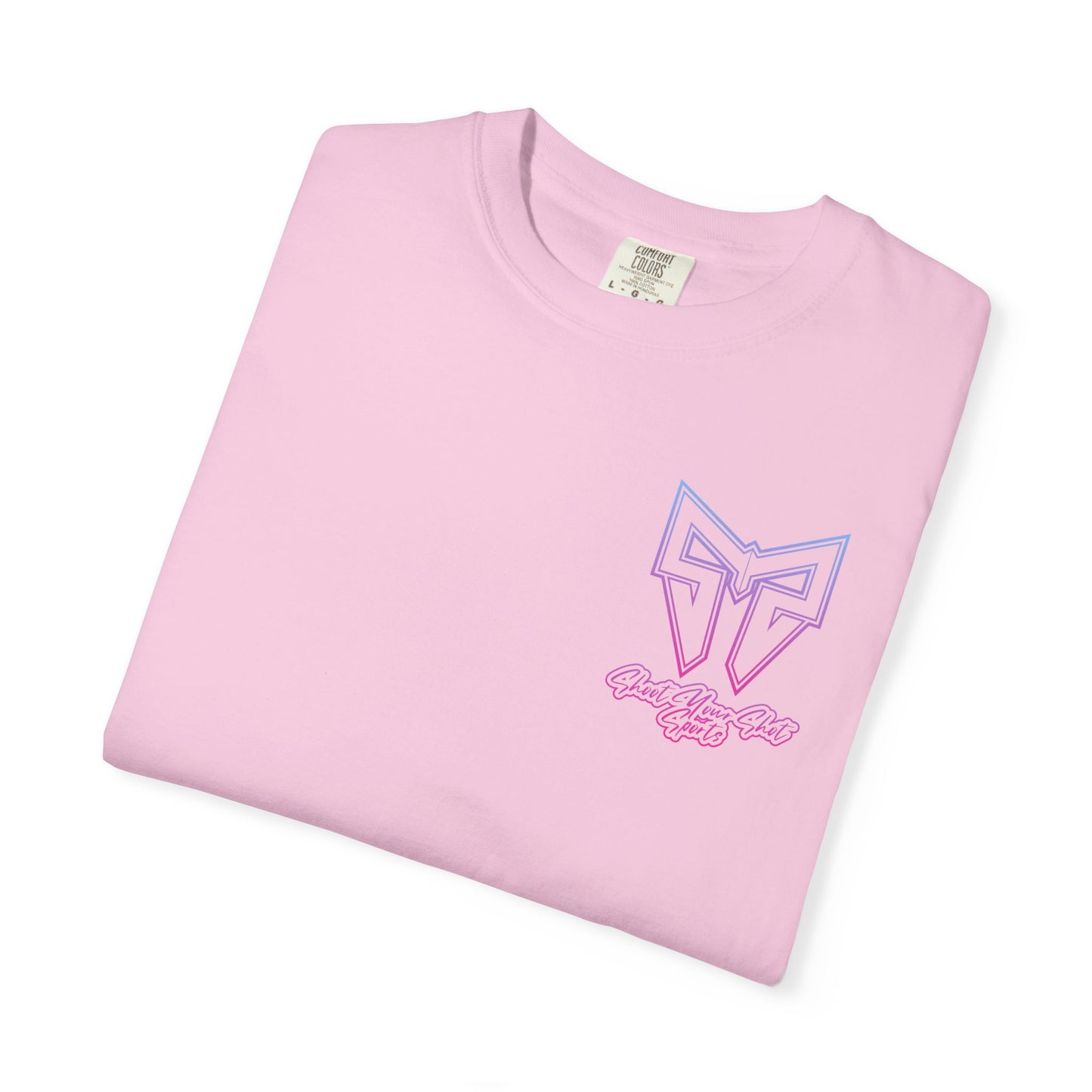 Pink Gradient SYS Script Tee