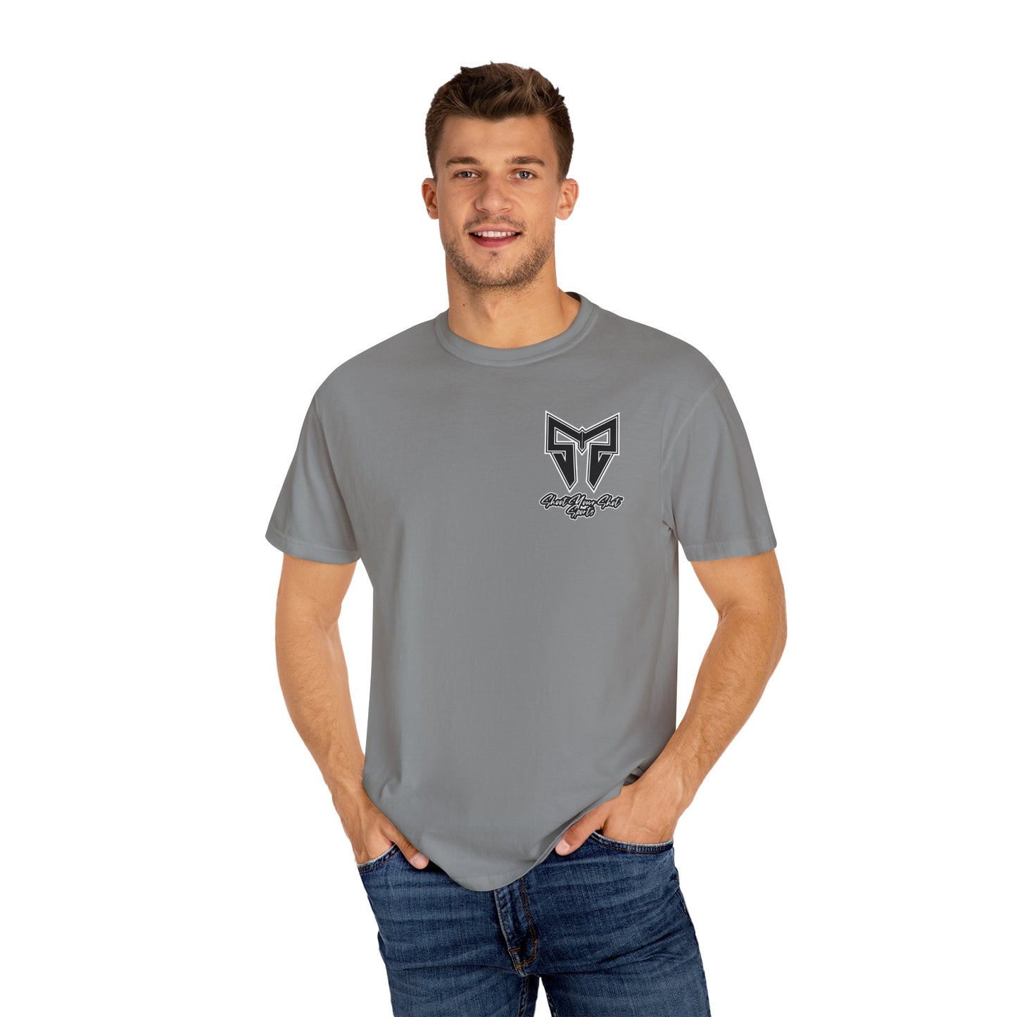 Black SYS Script Tee