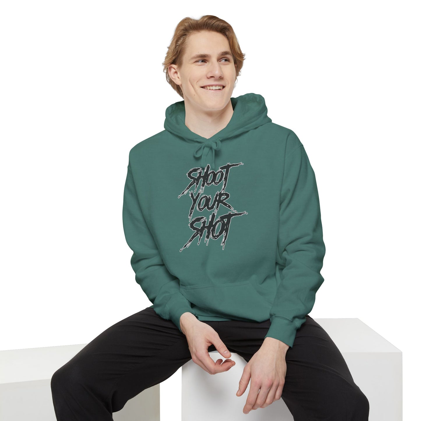 Shoot Your Shot Script Comfort colors Hoodie