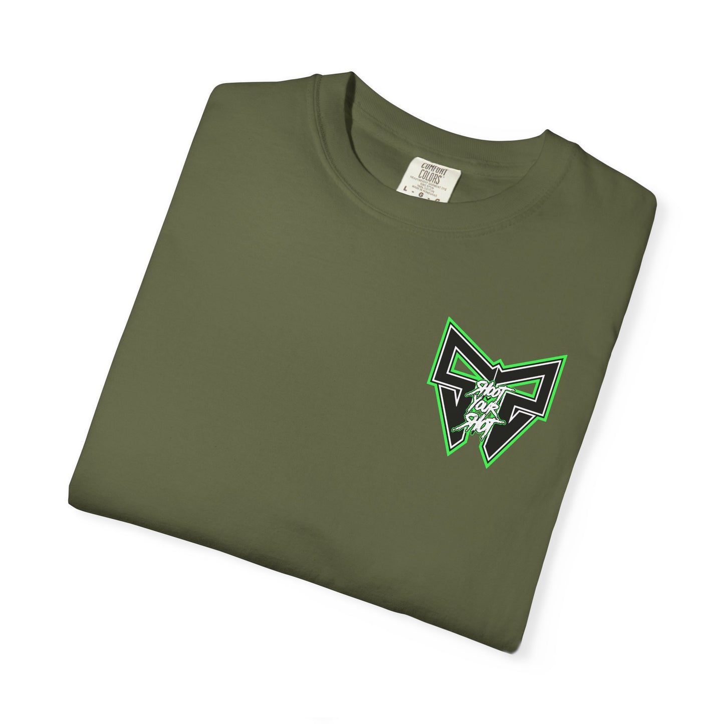 Neon Green SYS Script Tee