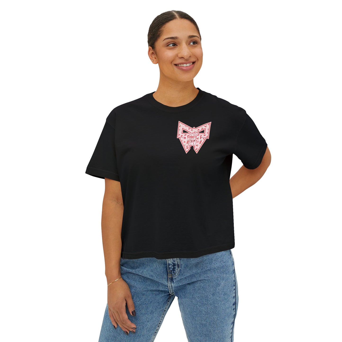 Women’s Cherry Boxy Tee - NOW