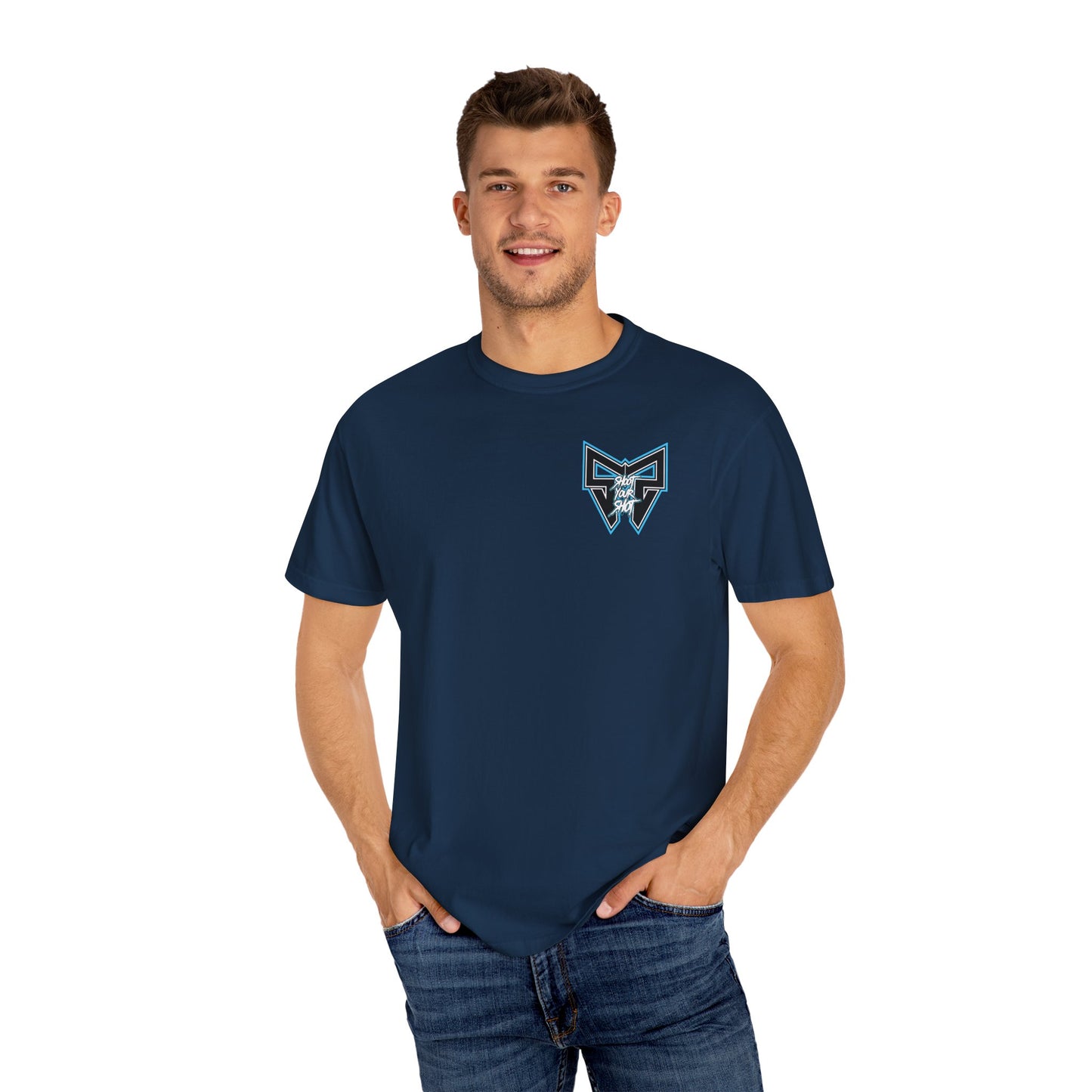 Electric Blue SYS Script Tee