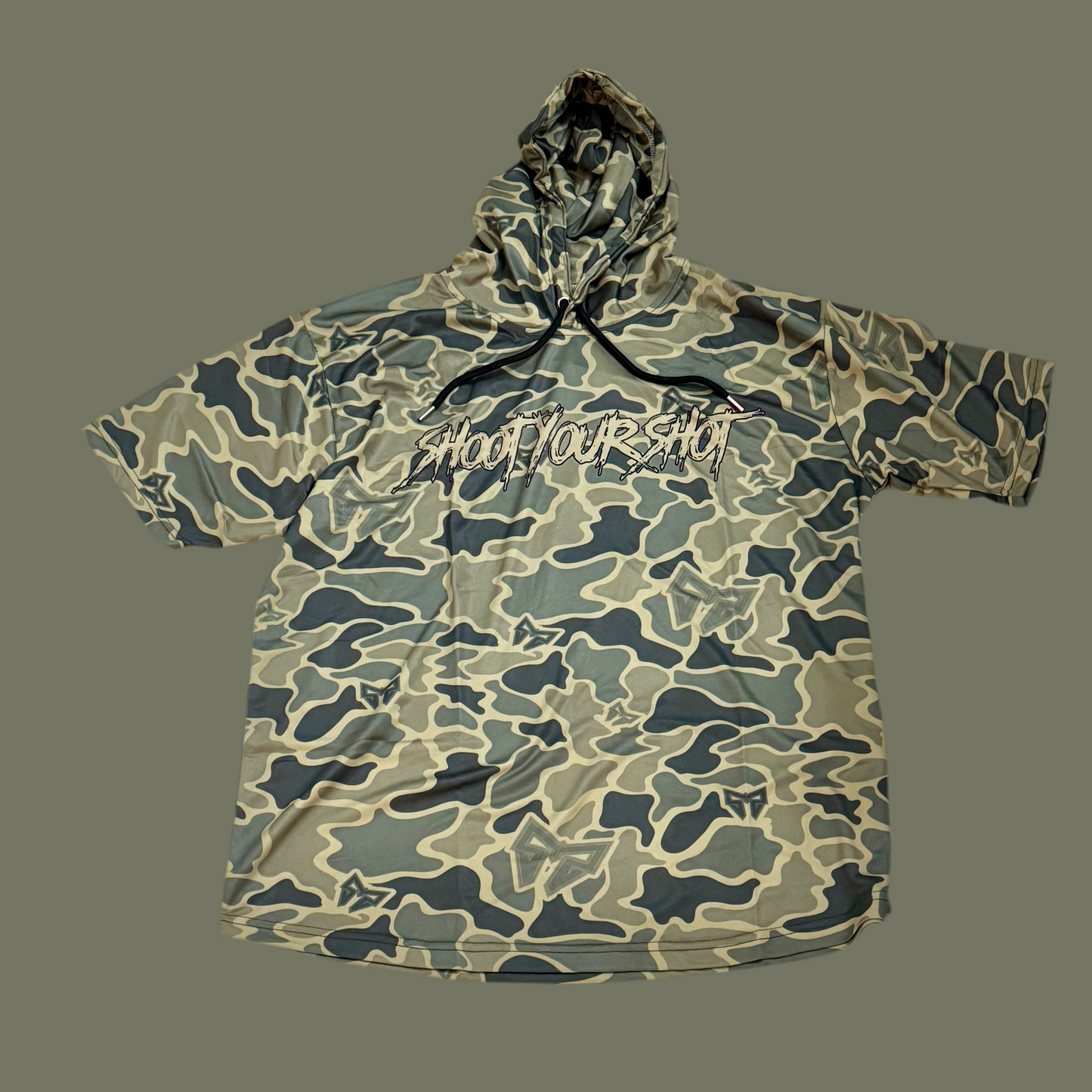 Camo LW SS hoodie - NOW