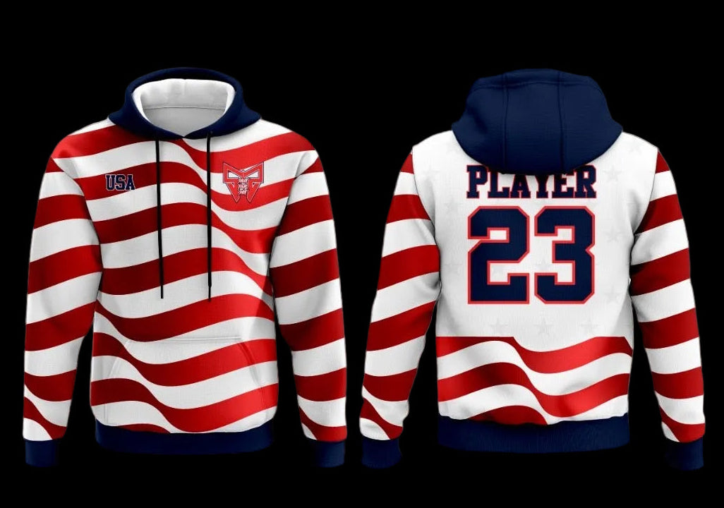 USMNT Jersey | Red White Stripes