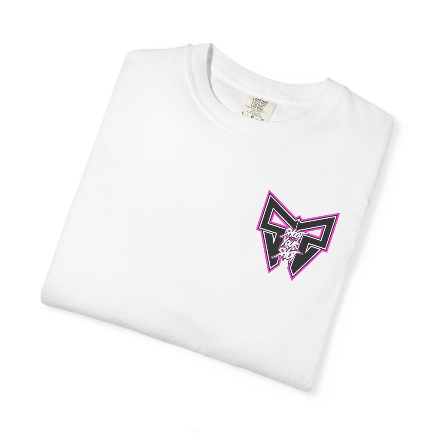 Neon Pink SYS Script Tee
