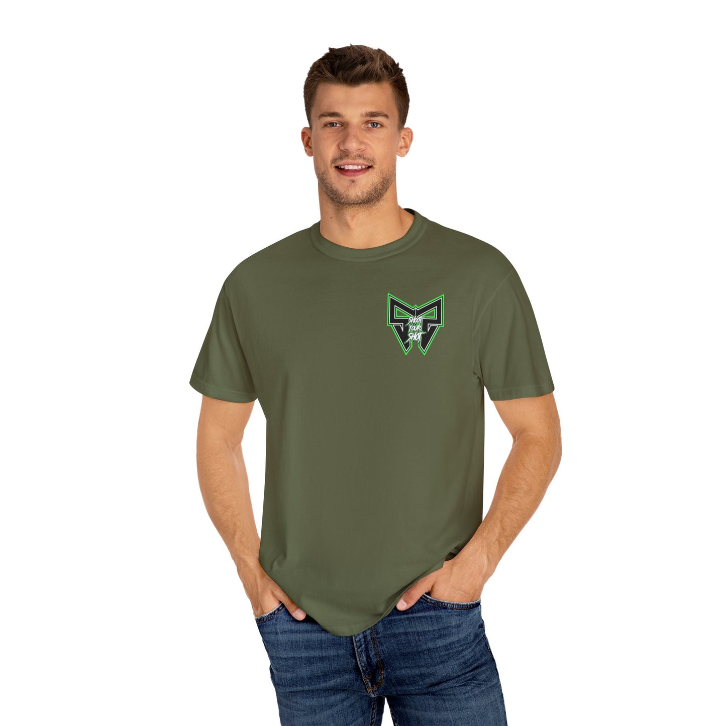 Neon Green SYS Script Tee