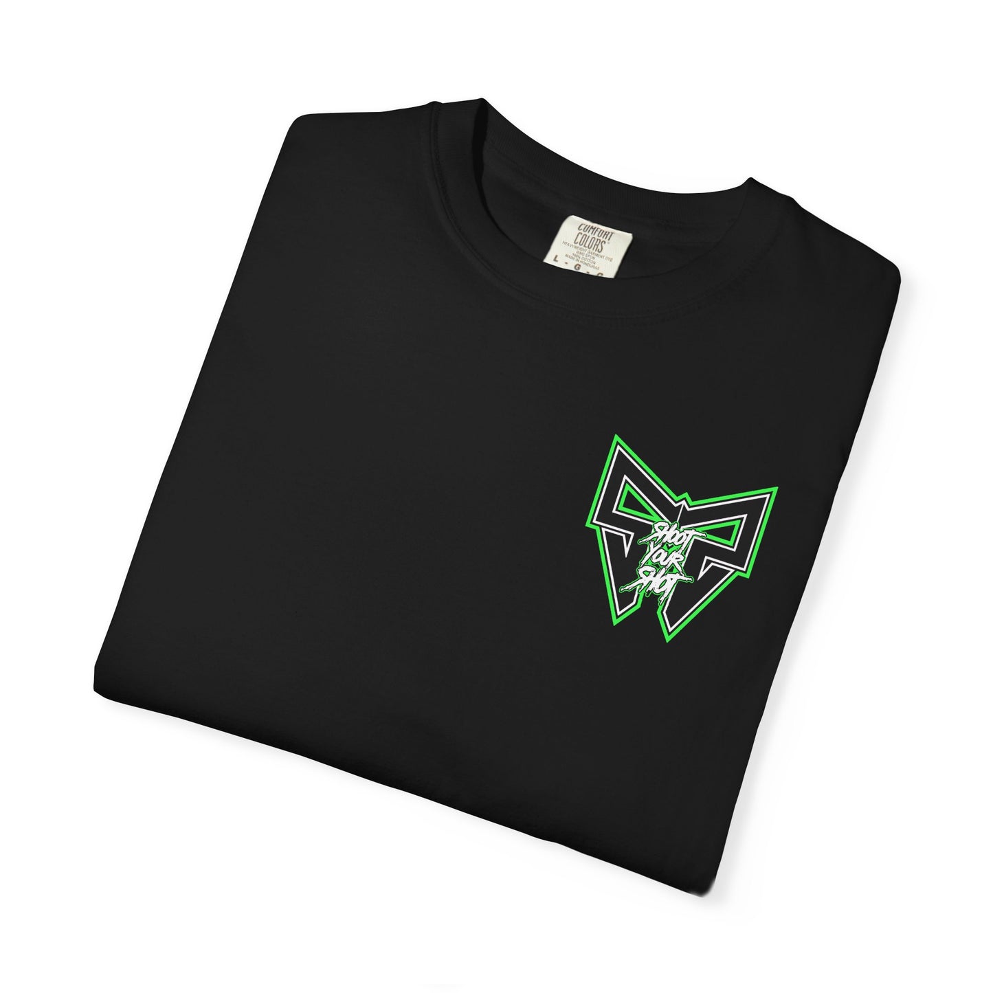 Neon Green SYS Script Tee