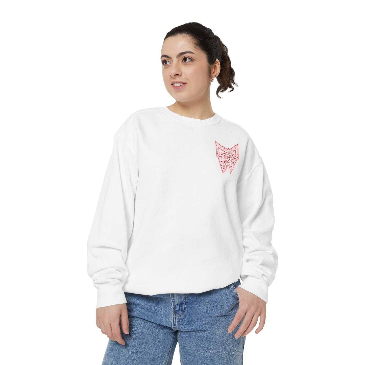 SYS Women's Cherry Plaid Sweatshirt