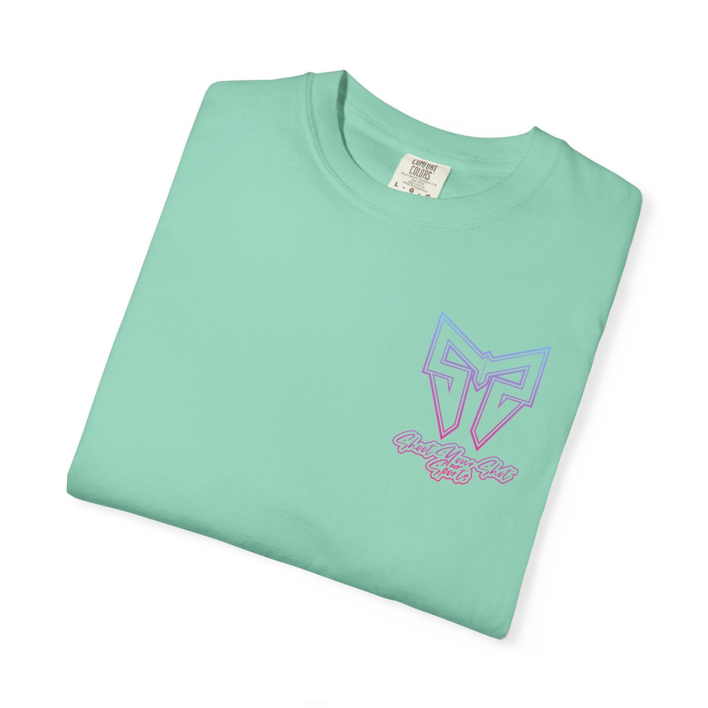 Pink Gradient SYS Script Tee