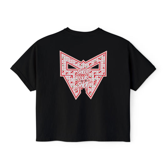 Women’s Cherry Boxy Tee - NOW