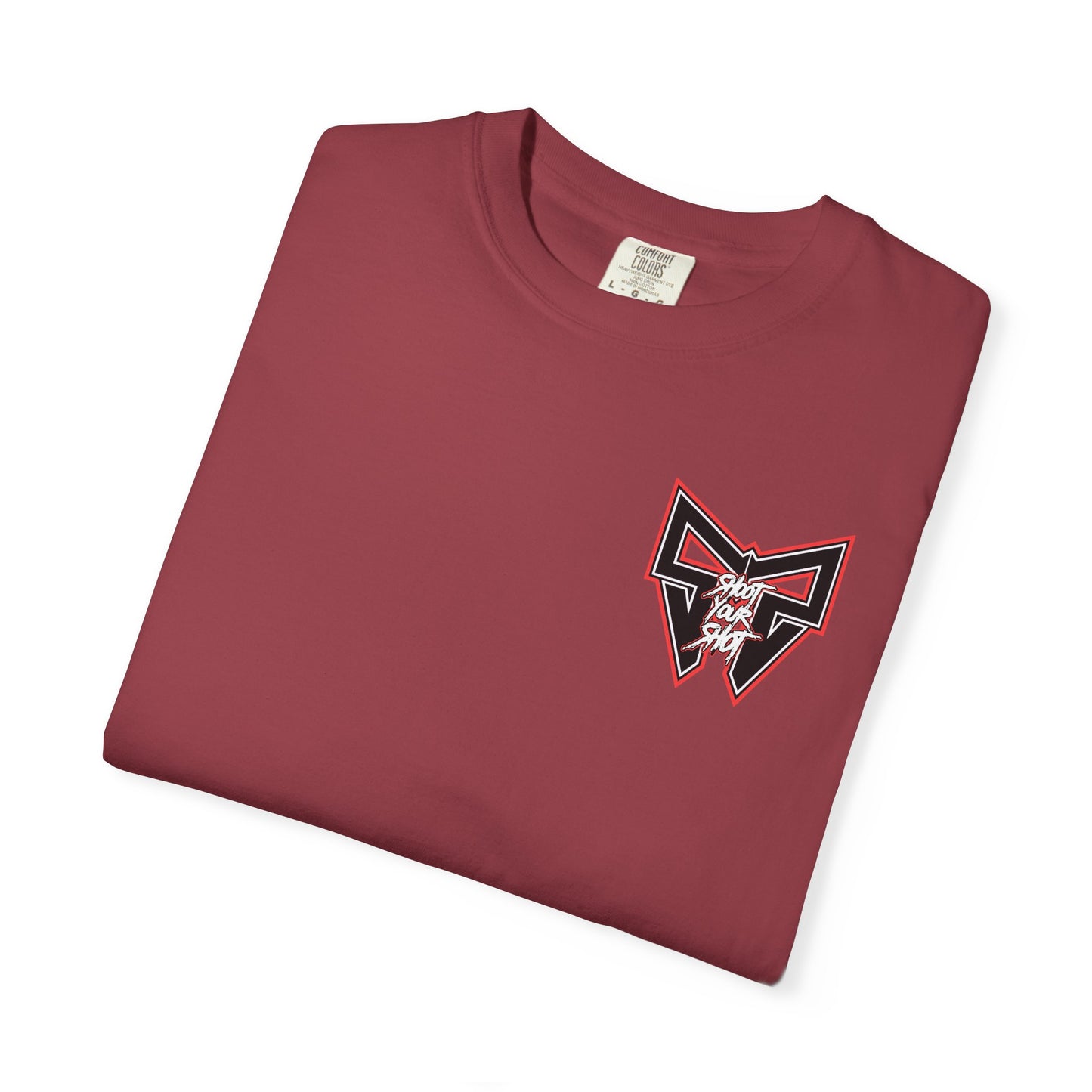 Electric Red SYS Script tee