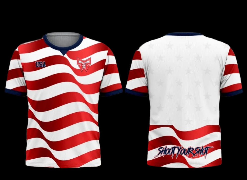 USMNT Jersey | Red White Stripes