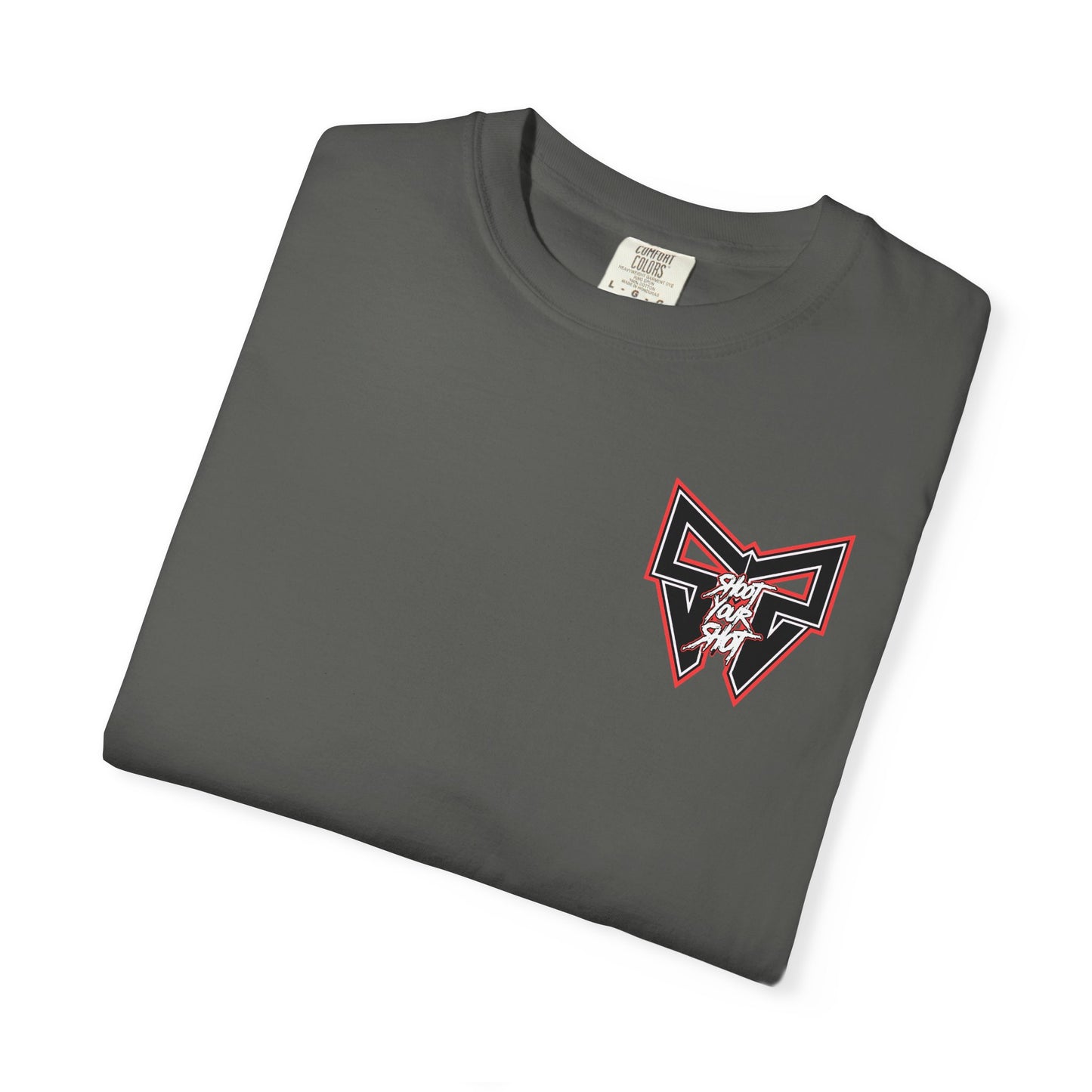 Electric Red SYS Script tee