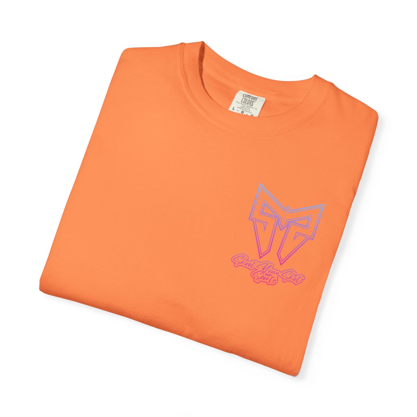 Pink Gradient SYS Script Tee