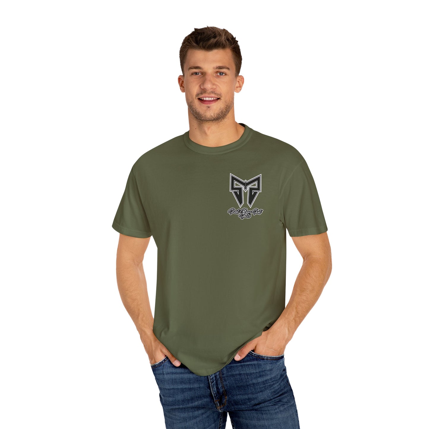 Black SYS Script Tee