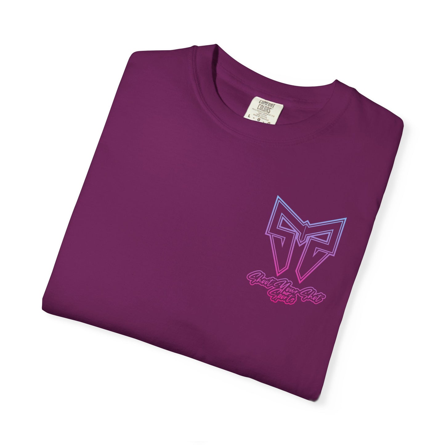 Pink Gradient SYS Script Tee
