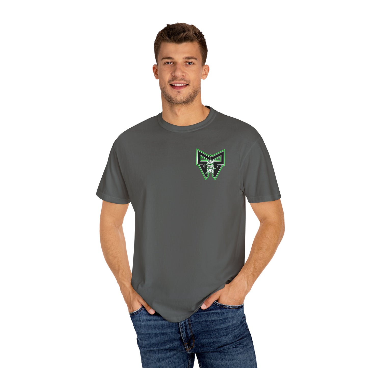 Neon Green SYS Script Tee