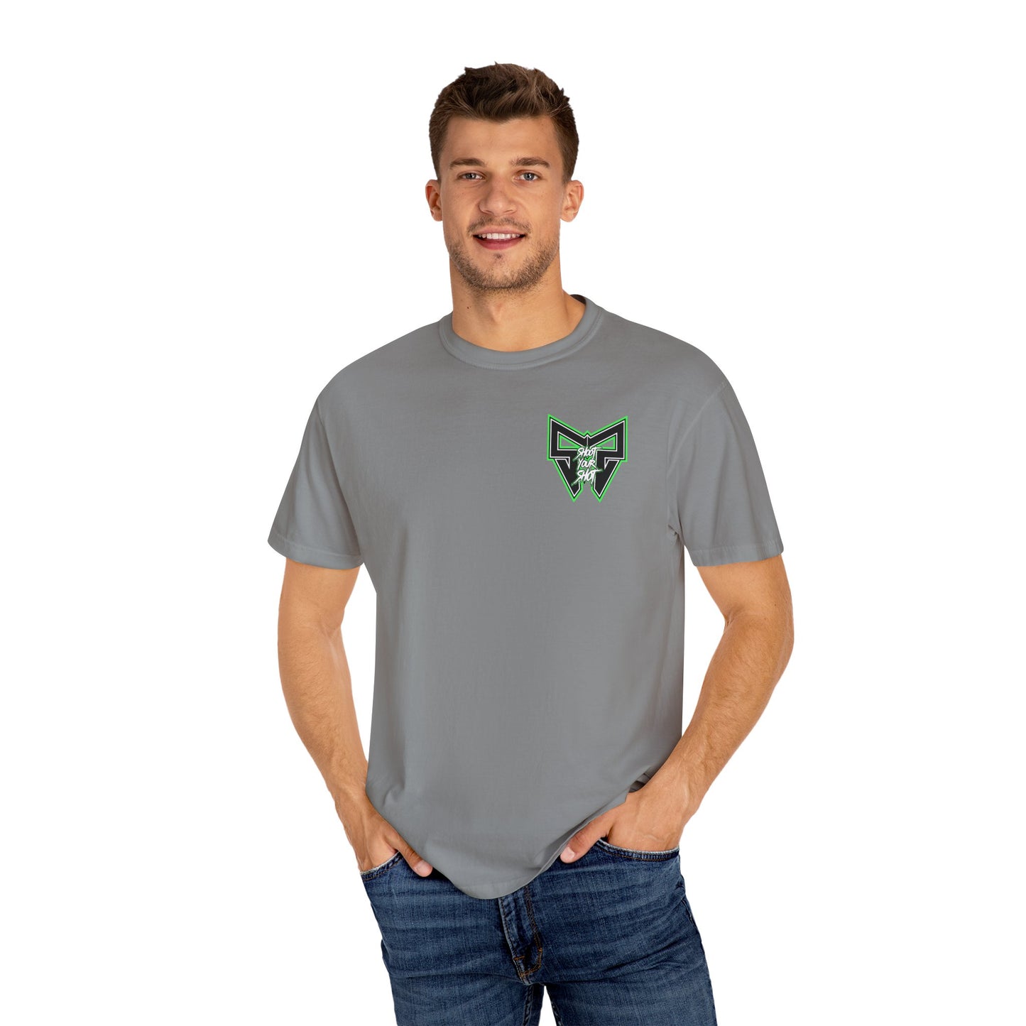 Neon Green SYS Script Tee