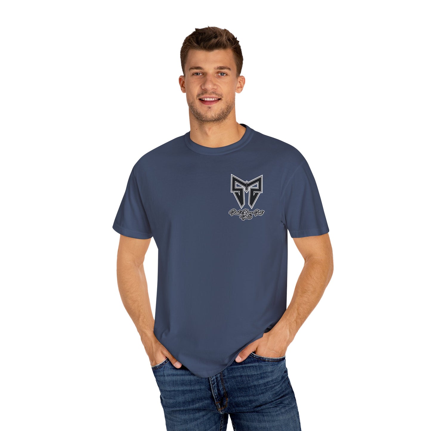 Black SYS Script Tee