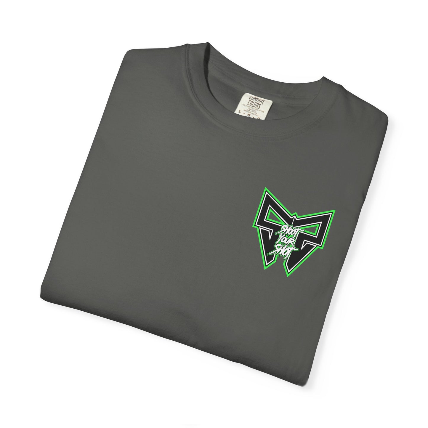 Neon Green SYS Script Tee
