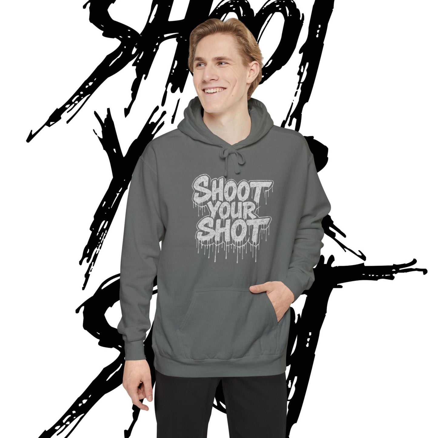 Shoot Your Shot Drip Script Hoodie