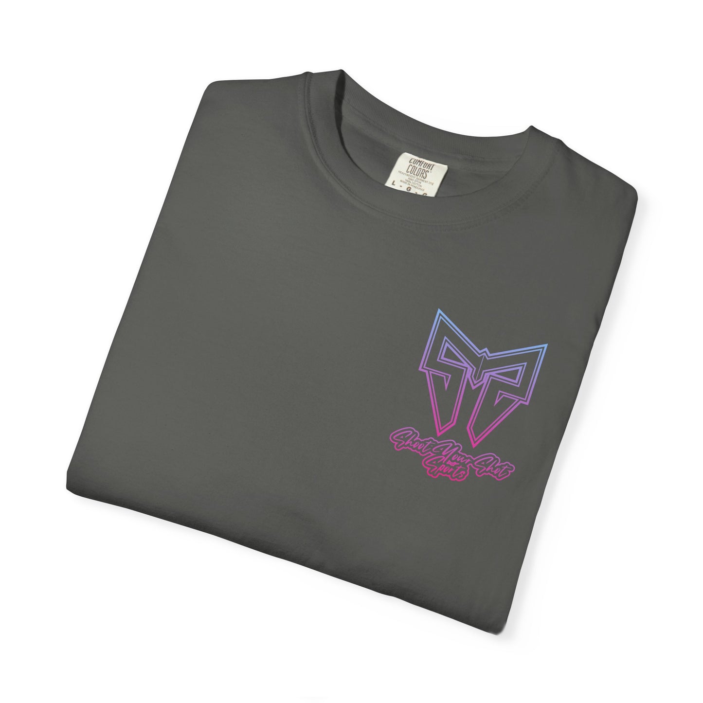 Pink Gradient SYS Script Tee