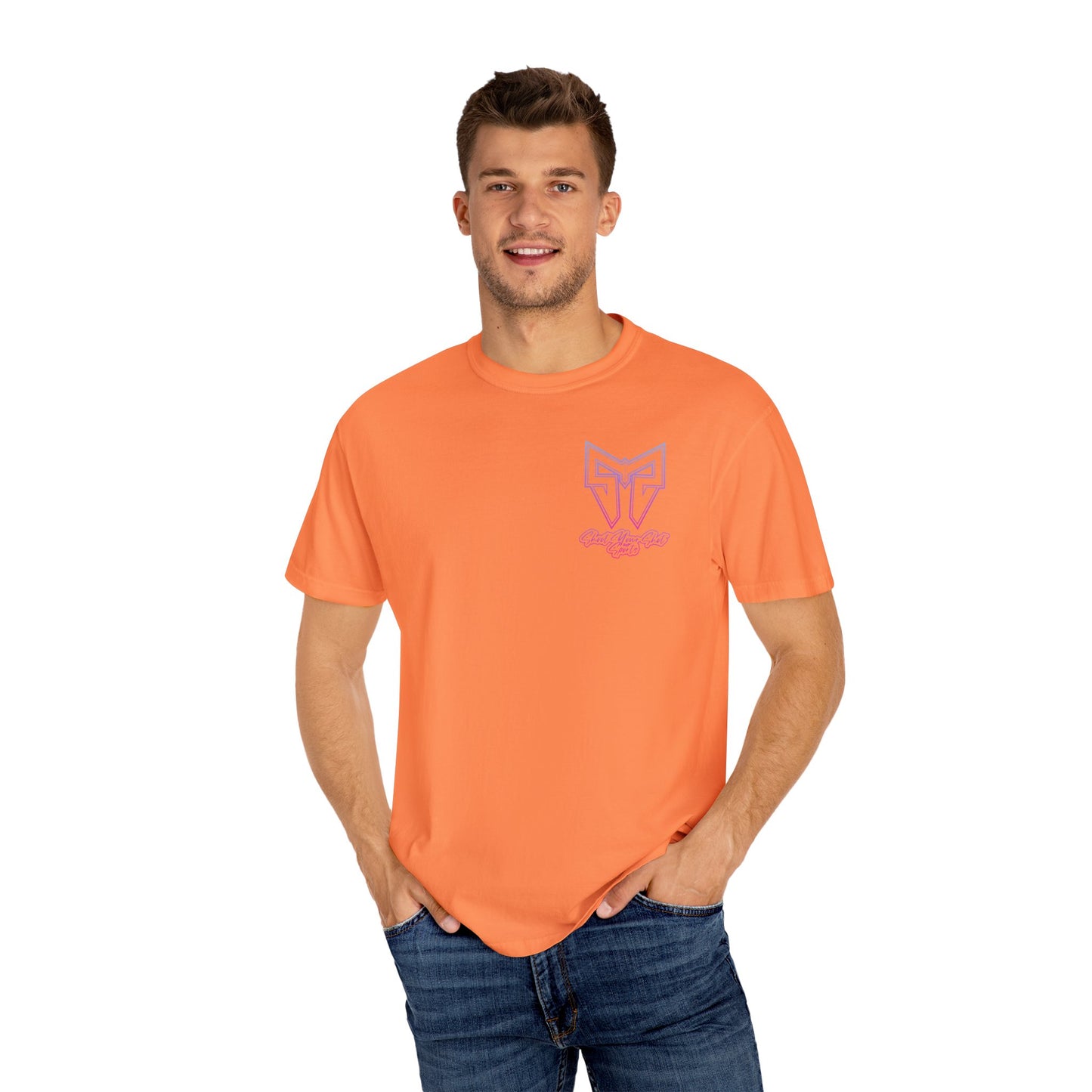 Pink Gradient SYS Script Tee