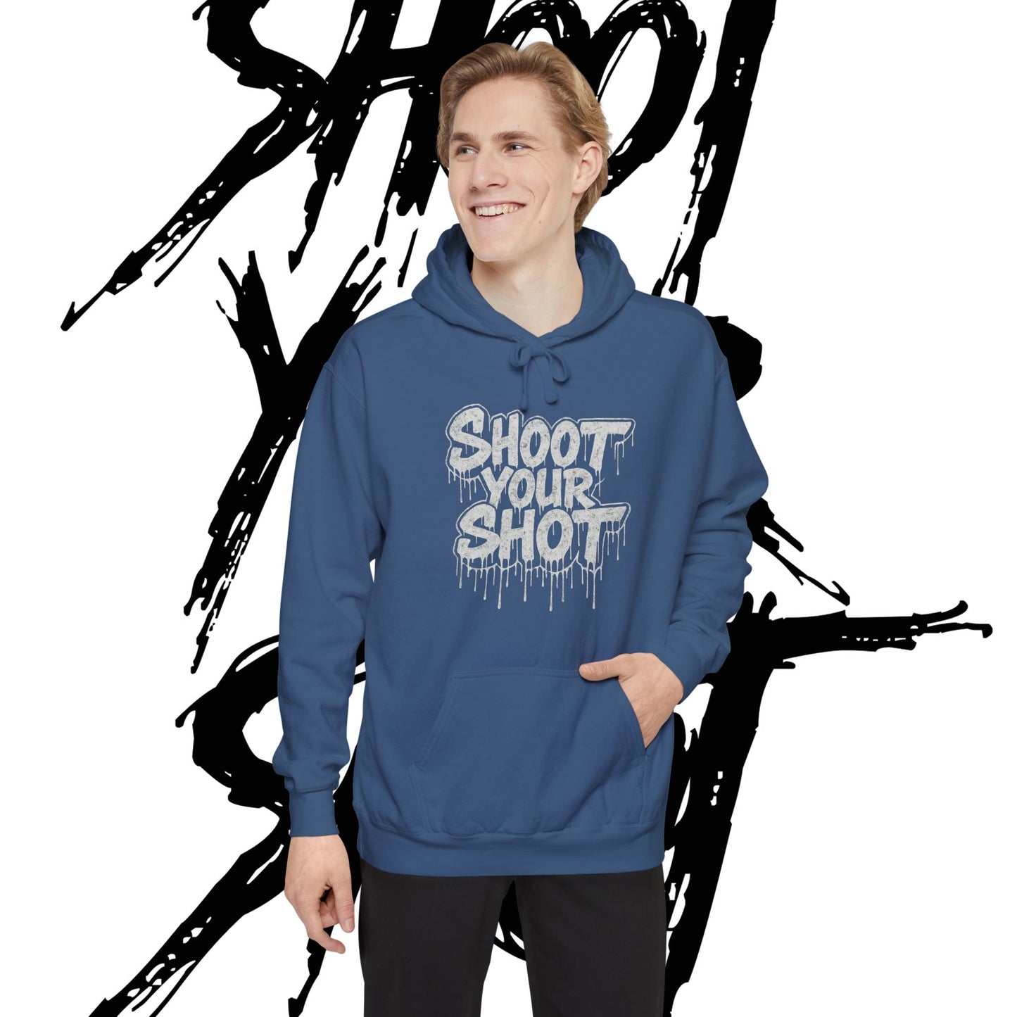 Shoot Your Shot Drip Script Hoodie