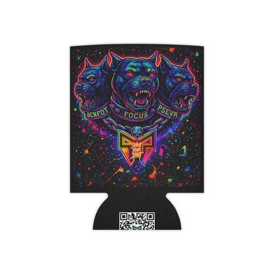 Neon Cerberus Koozie