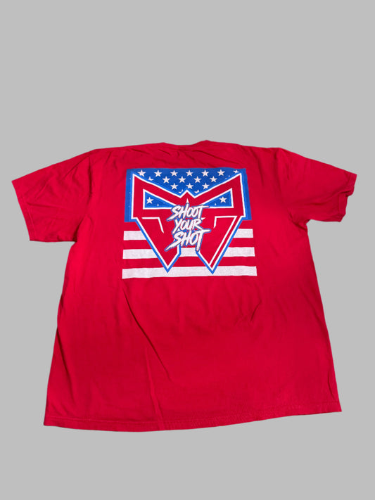 USA Tee- Red Navy Black - NOW