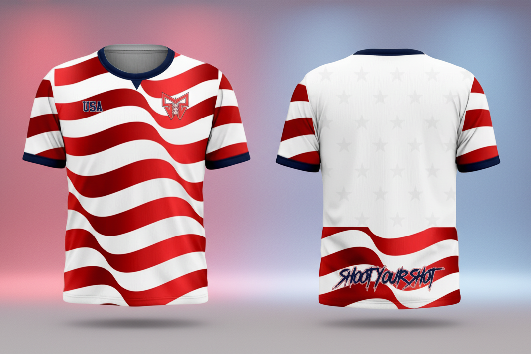 USMNT Jersey | Red White Stripes