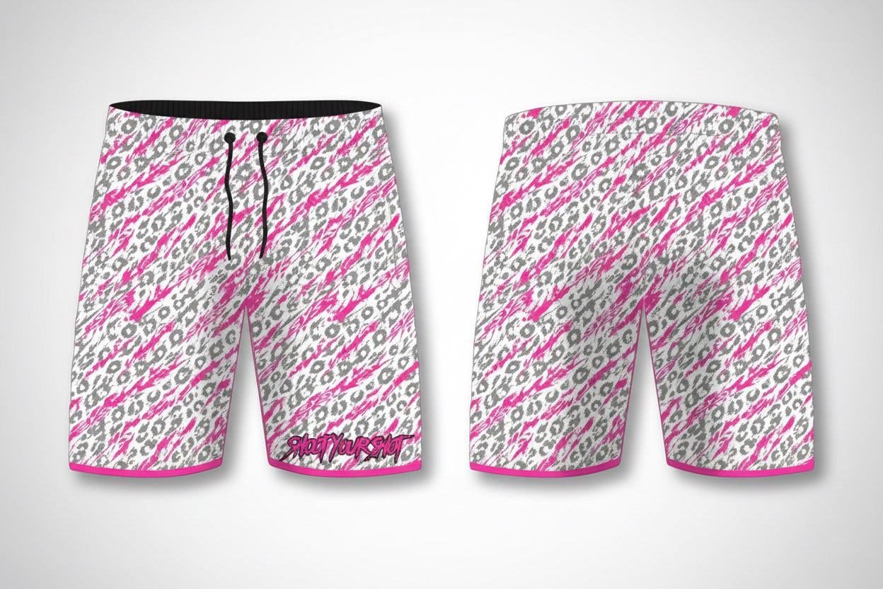 Predator Series Shorts | Grey Pink