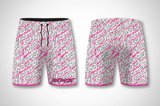Predator Series Shorts | Grey Pink