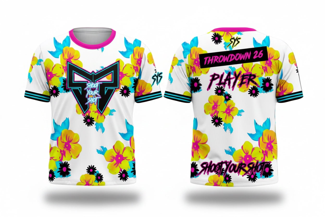 Throwdown White Floral | White | Youth