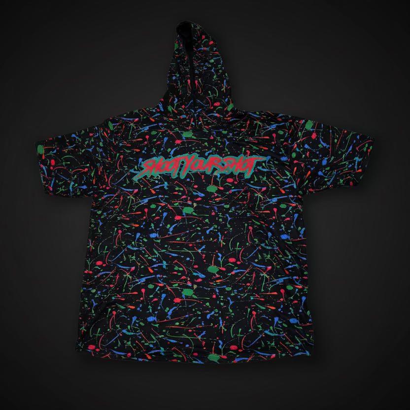 Splatter LW SS Hoodie - NOW