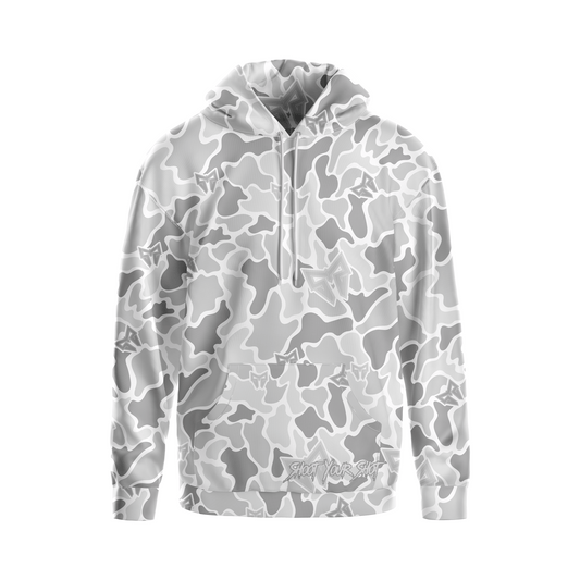 White Camo LW Hoodie- NOW